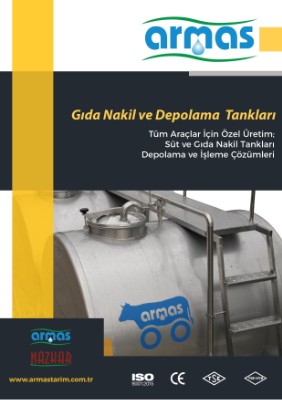 Gıda nakil tankları kataloğu kapağı